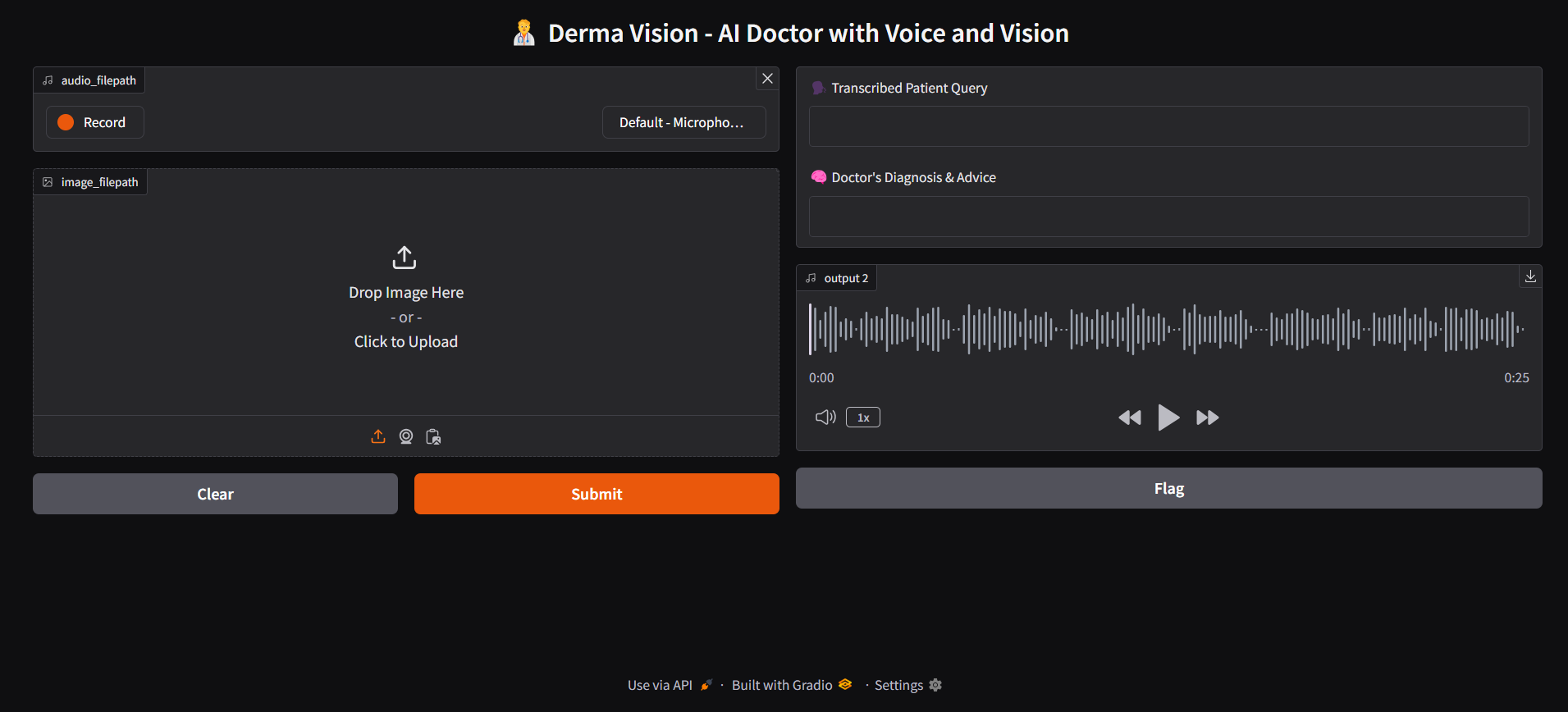 Derma Vision: AI Chatbot (Voice & Vision)